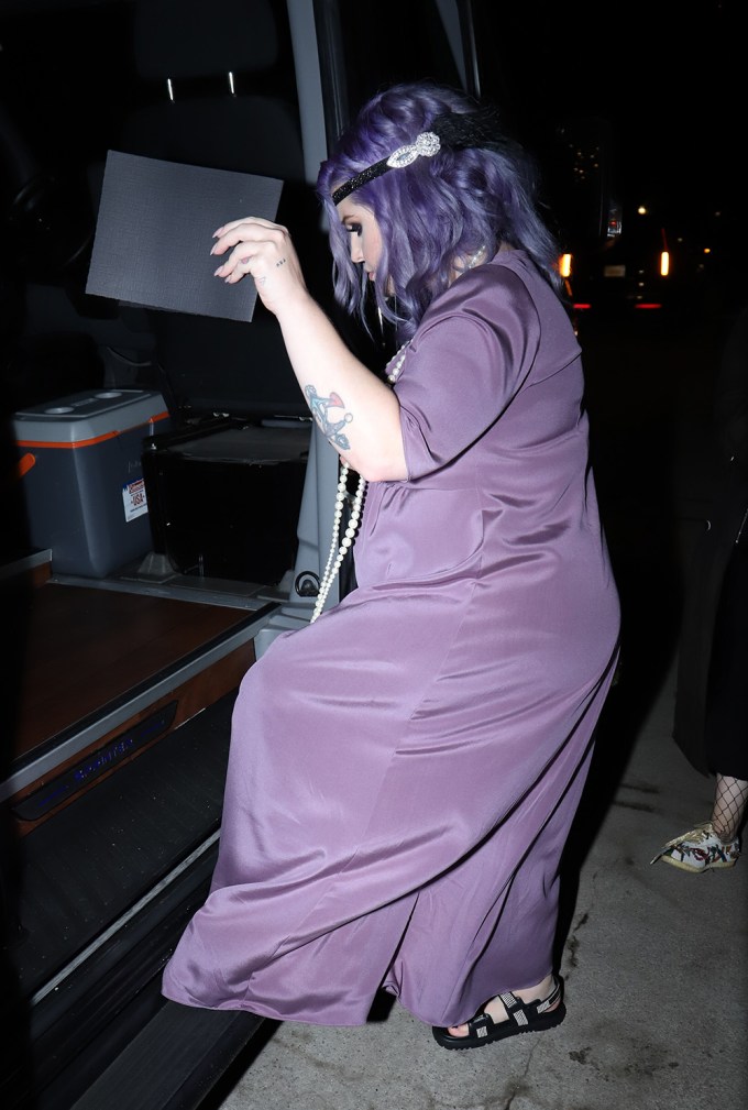 Kelly Osbourne at Sharon Osbourne’s 70th