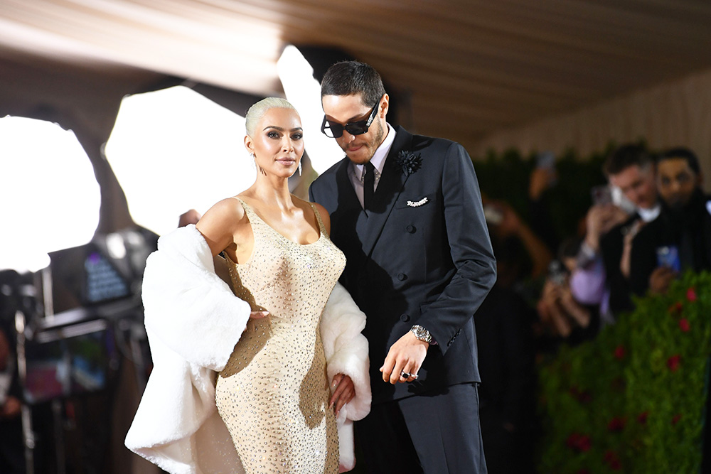 Kim Kardashian and Pete Davidson
Costume Institute Benefit celebrating the opening of In America: An Anthology of Fashion, Arrivals, The Metropolitan Museum of Art, New York, USA - 02 May 2022