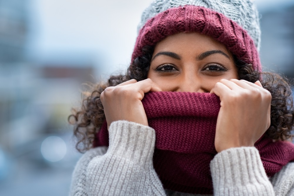 highly rated knit scarf for women