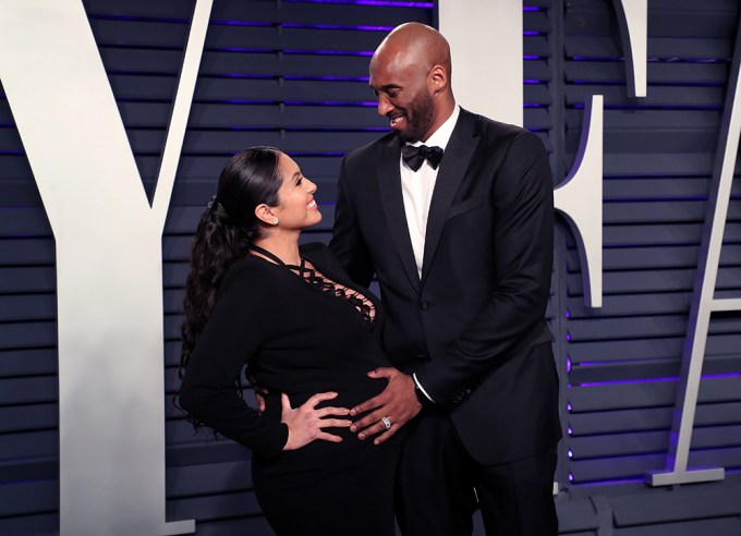 Kobe Touches Vanessa’s Tummy