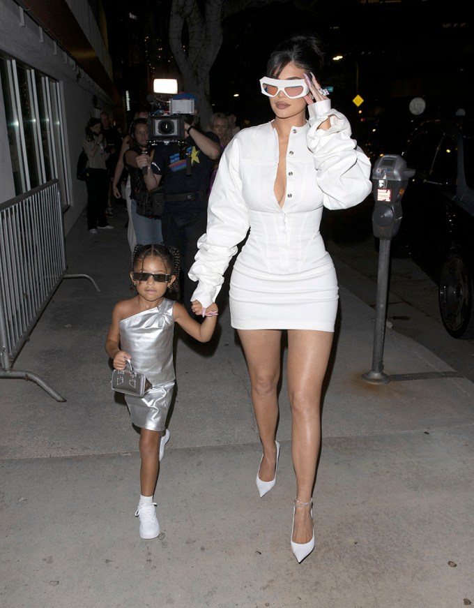 Kylie Jenner & Stormi Webster In Westwood