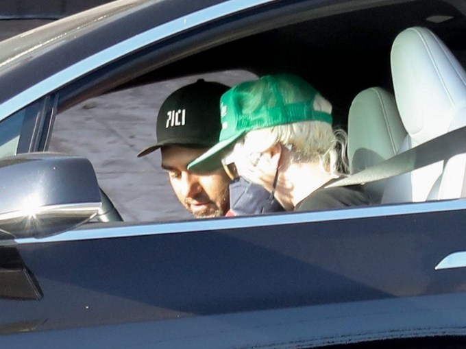 Lady Gaga & Michael Polansky Go For A Drive