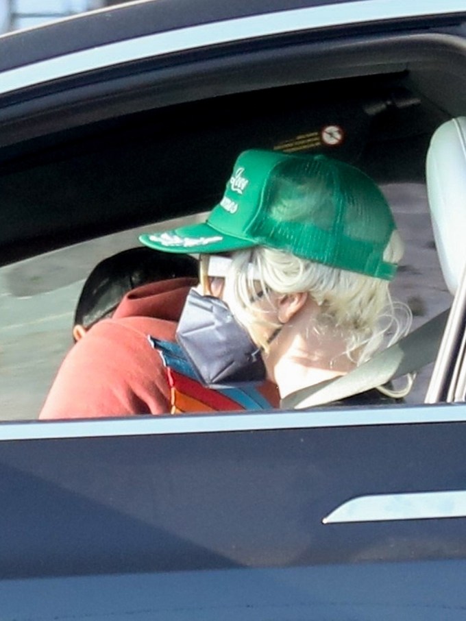 Lady Gaga Drives With Michael Polansky