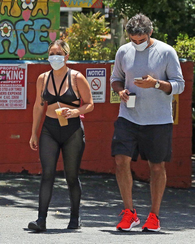 Lady Gaga & Michael Polansky Go For A Walk