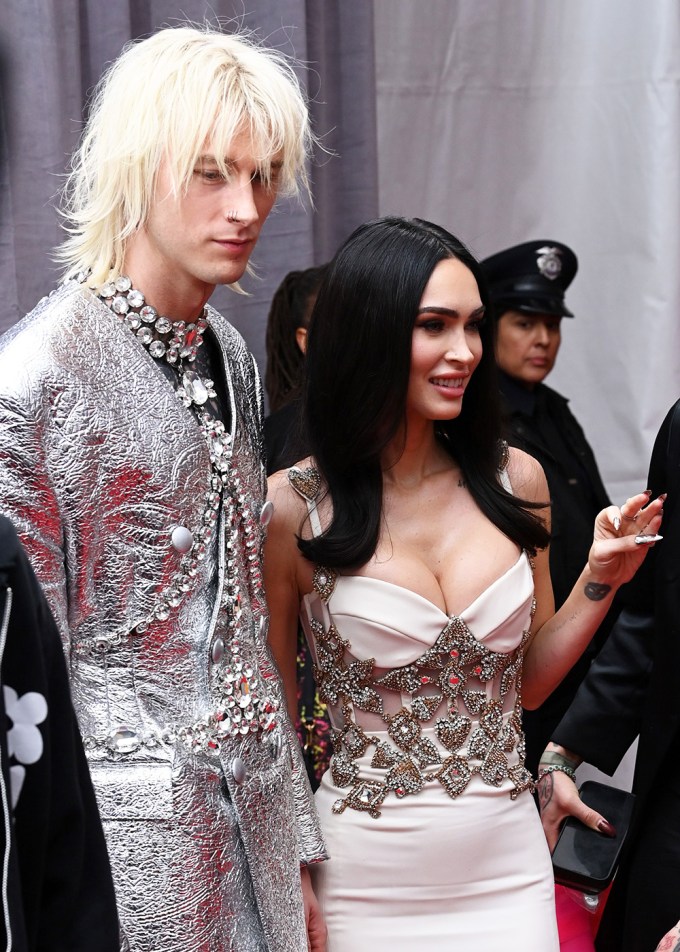 Megan Fox and Machine Gun Kelly at the 2023 Grammys