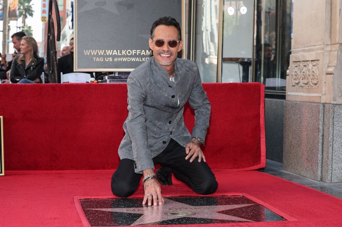 Marc Anthony on the Hollywood Walk of Fame