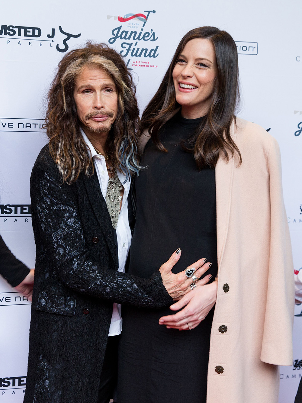 Chelsea Tyler, left, Mia Tyler, Steven Tyler, Liv Tyler and Taj Tallarico are seen at â?œSteven Tylerâ?¦OUT ON A LIMBâ?? at Lincoln Center on in New York
"Steven Tyler OUT ON A LIMB" - Arrivals, New York, USA - 2 May 2016