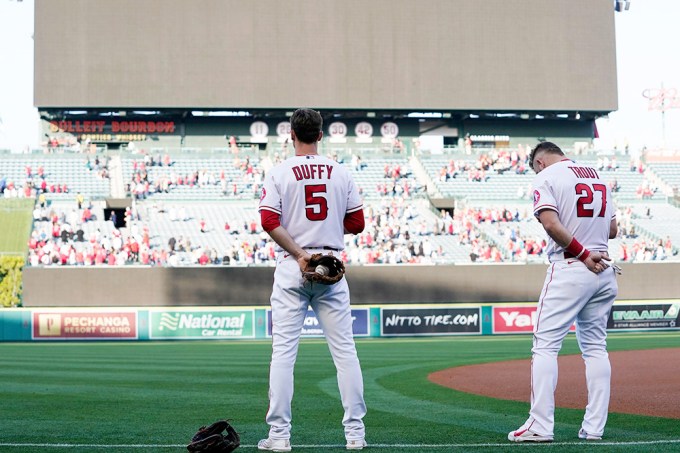 The MLB Observe A Moment Of Silence