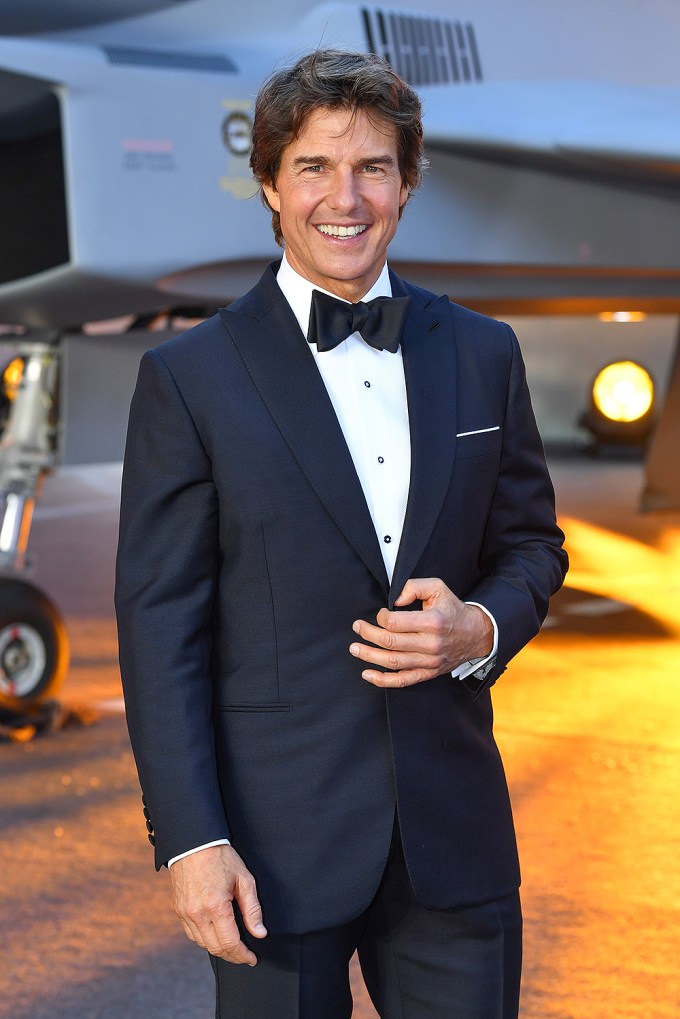 Tom Cruise At The London Premiere Of ‘Top Gun: Maverick’