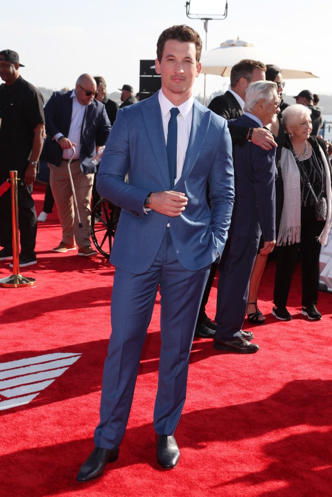 Miles Teller looking handsome