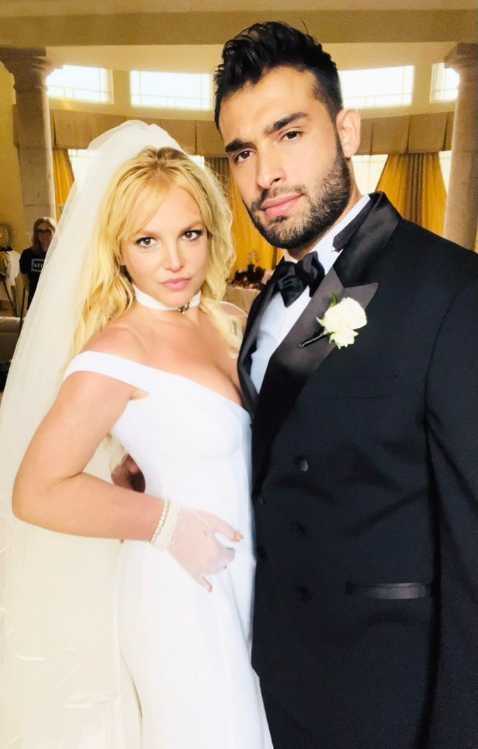 Britney Spears & Sam Asghari Pose