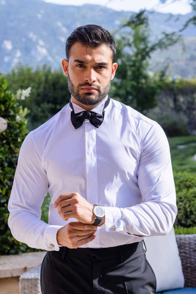 Sam Asghari Stays Classic