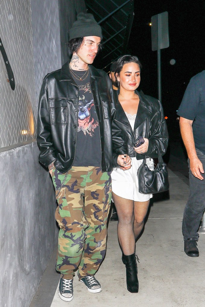 Demi Lovato and her boyfriend Jute$