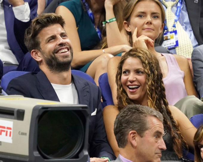 Shakira & Gerard Pique At The US Open