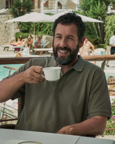 HUSTLE. Adam Sandler as Stanley Sugerman in Hustle. Cr. Scott Yamano/Netflix © 2022.