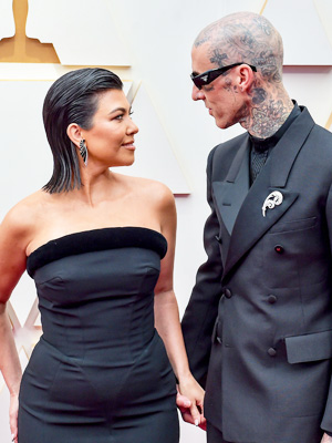 Kourtney Kardashian and Travis Barker