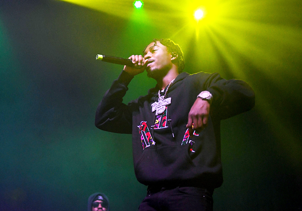 Lil Tjay
Lil Tjay in concert at the O2 Academy, Glasgow, Scotland, UK - 18 Nov 2021