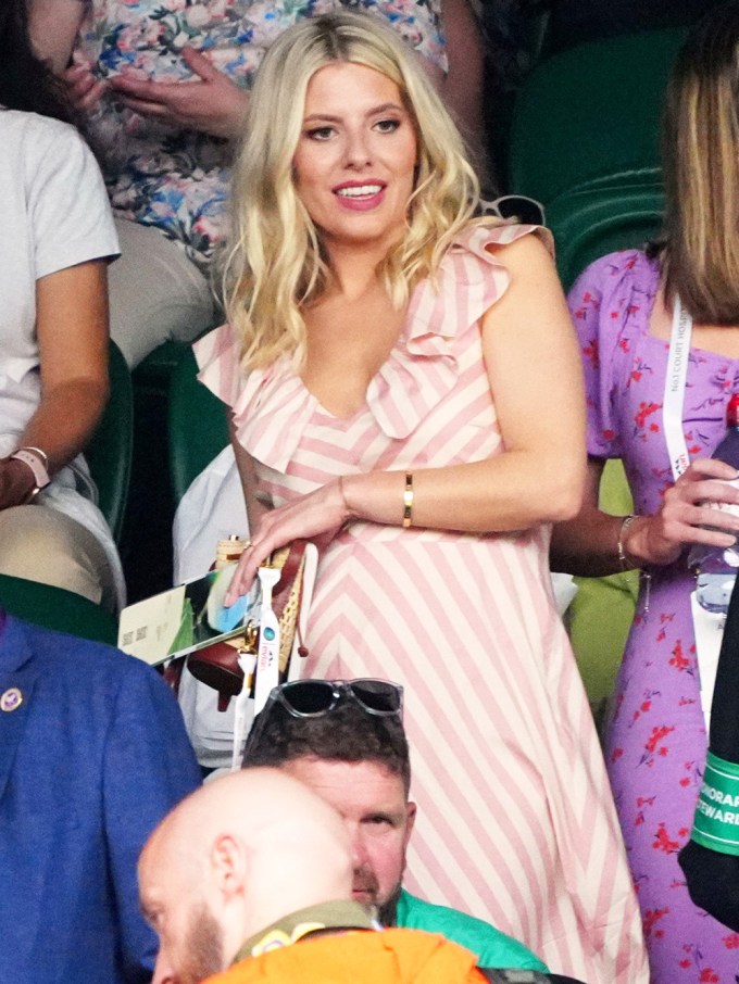 Mollie King Watches Wimbledon