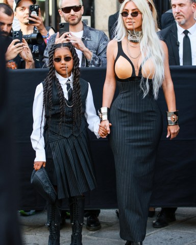 Jean Paul Gaultier attends the Jean Paul Gaultier by Olivier Rousteing Couture Fall Winter 2022 2023 show as part of Paris Fashion Week on July 06, 2022 in Paris, France. Photo by Nasser Berzane/ABACAPRESS.COM

Pictured: North West,Kim Kardashian West
Ref: SPL5324473 060722 NON-EXCLUSIVE
Picture by: AbacaPress / SplashNews.com

Splash News and Pictures
USA: +1 310-525-5808
London: +44 (0)20 8126 1009
Berlin: +49 175 3764 166
photodesk@splashnews.com

United Arab Emirates Rights, Australia Rights, Bahrain Rights, Canada Rights, Greece Rights, India Rights, Israel Rights, South Korea Rights, New Zealand Rights, Qatar Rights, Saudi Arabia Rights, Singapore Rights, Thailand Rights, Taiwan Rights, United Kingdom Rights, United States of America Rights