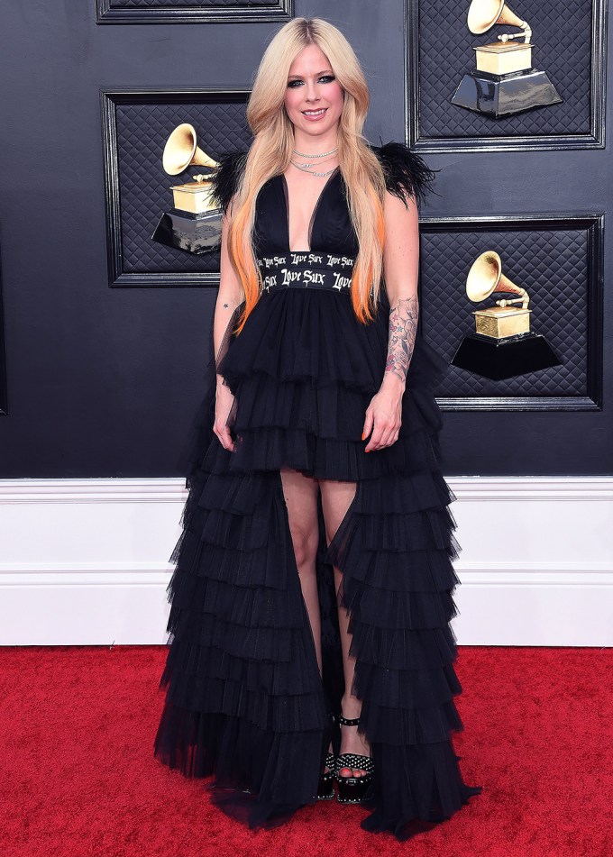 Avril Lavigne At The 2022 Grammys