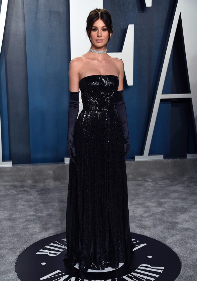 Camila Morrone At The 2020 Vanity Fair Oscar Party