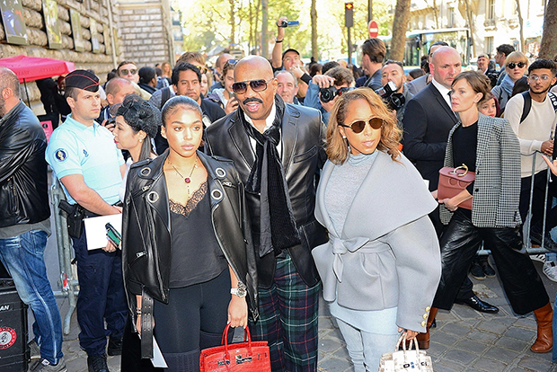 Steve Harvey and his family