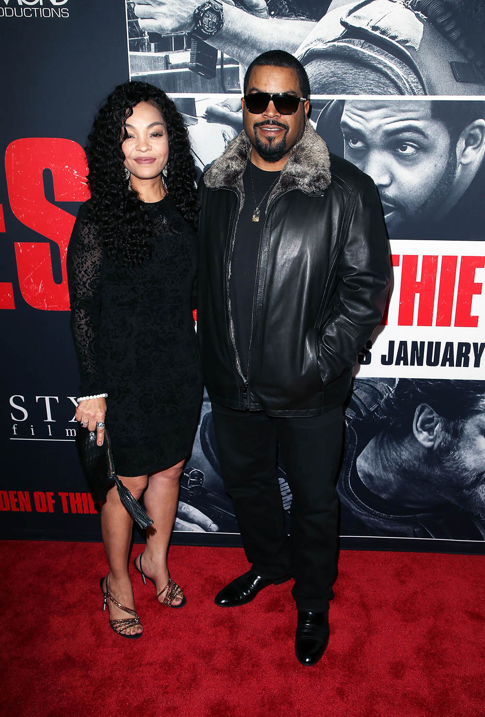 Ice Cube, Kimberly Woodruff
'Den of Thieves' film premiere, Arrivals, Los Angeles, USA - 17 Jan 2018