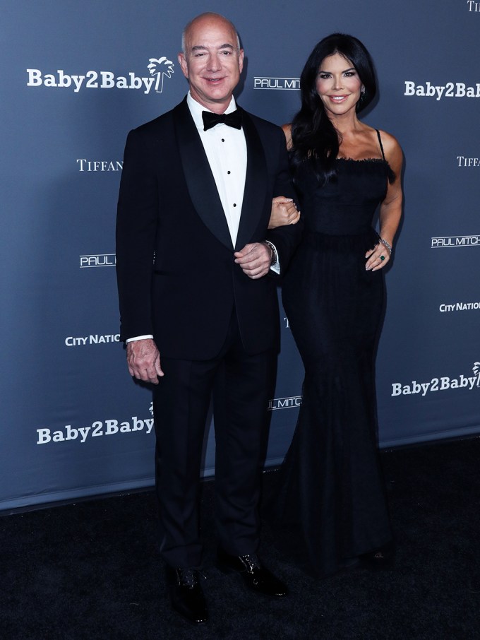 Jeff Bezos & Lauren Sanchez At The Baby2Baby 10-Year Gala