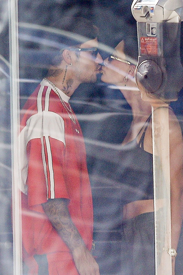 Justin & Hailey Bieber in Westwood, CA