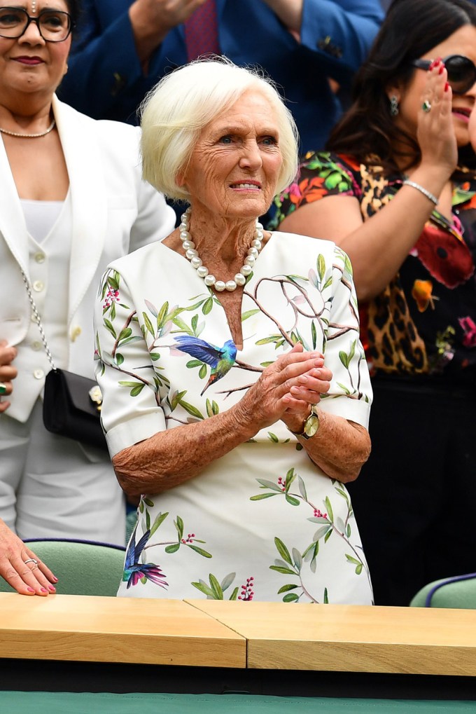 Mary Berry In The Royal Box