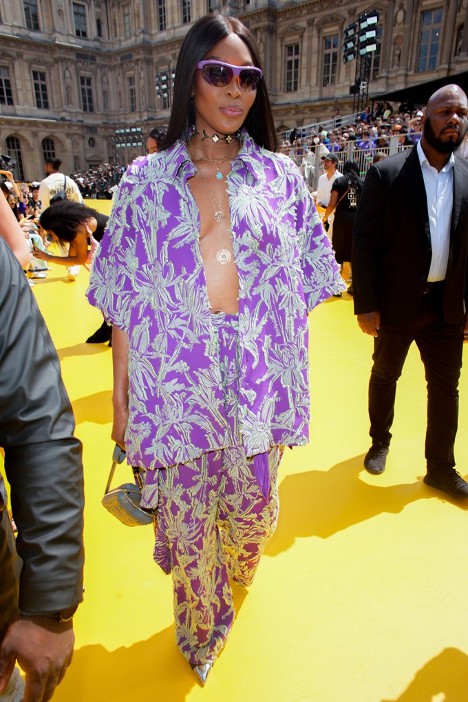 Naomi Campbell At Paris Men’s Fashion Week 2022