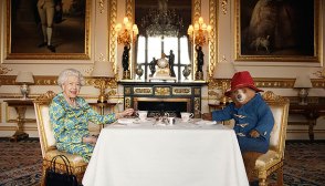 Queen Elizabeth Paddington Bear Sketch