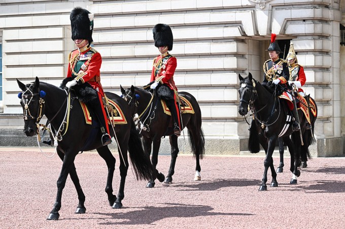 Prince Charles & Prince William at Trooping the Colour