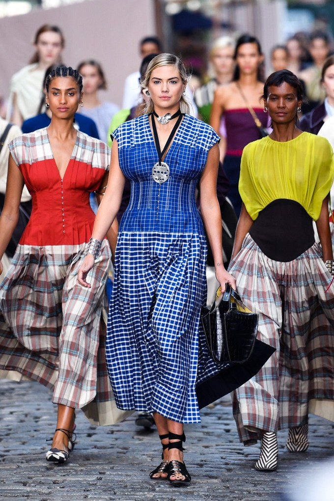 Kate Upton Walks Tory Burch