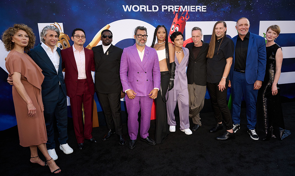 Donna Langly, Win Rosenfeld, Steven Yeun, Daniel Kaluuya, Jordan Peele, Keke Palmer and Brandon Perea
World premiere of 'Nope', TCL Chinese Theatre, Los Angeles, CA, USA - 18 Jul 2022