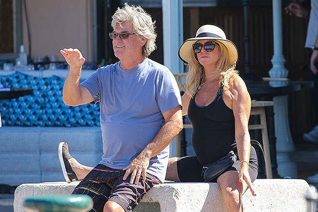 Goldie Hawn Kurt Russell Greece June 2022