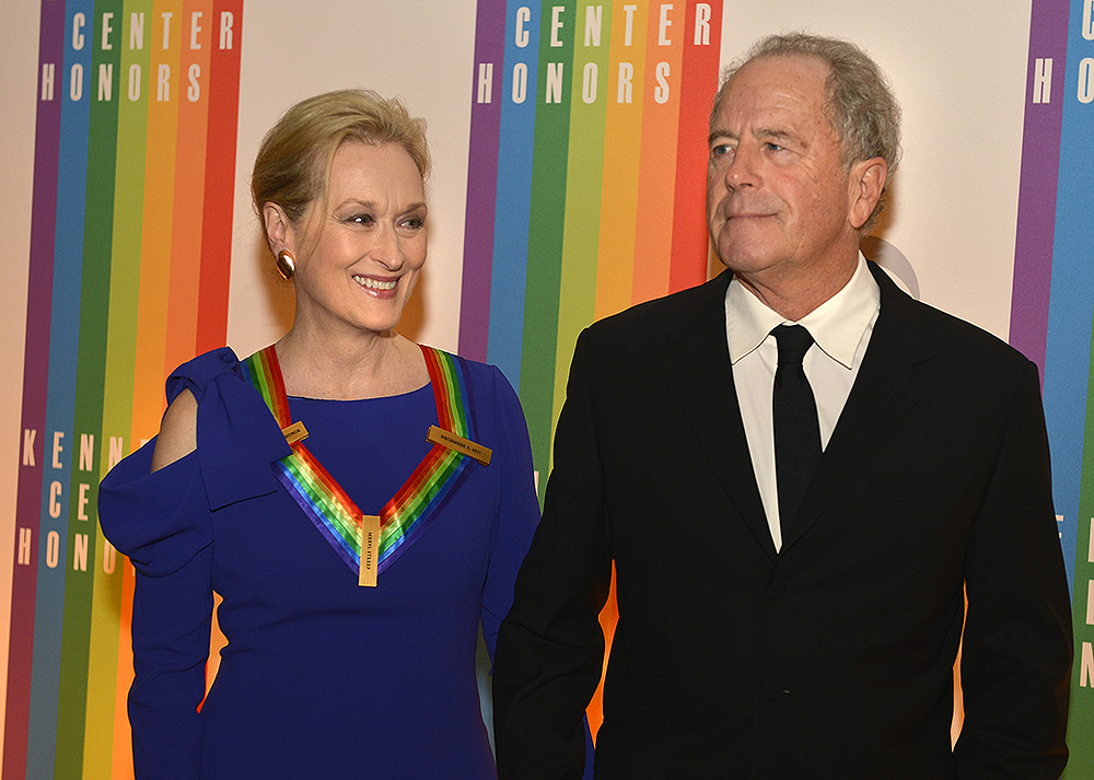 Actress Meryl Streep and husband Don Gummer arrive for Kennedy Center Honors Gala in Washington DC, District of Columbia, United States - 07 Dec 2014