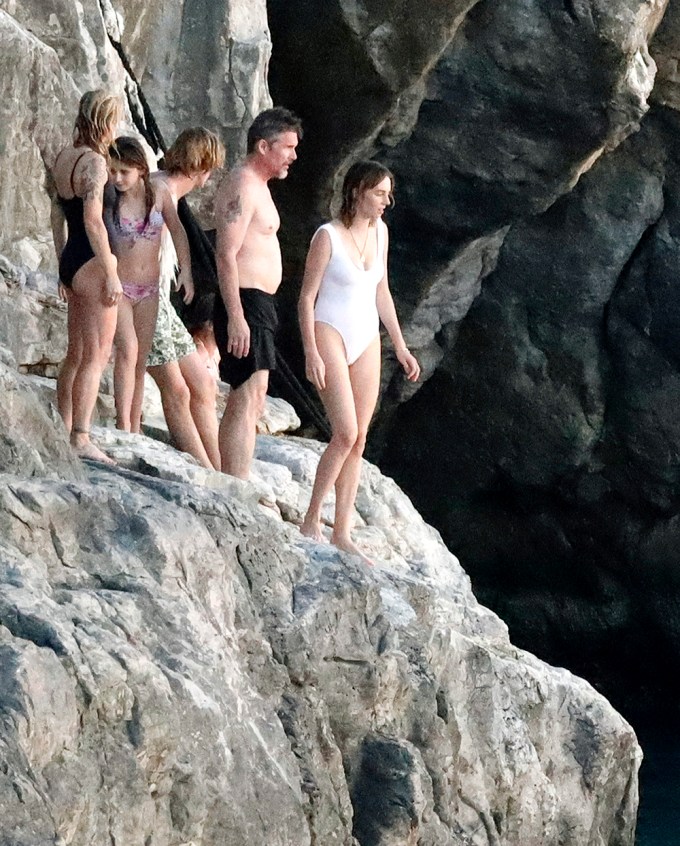 EXCLUSIVE: Stranger Things star, Maya Hawke seen jumping into the sea in St Barts