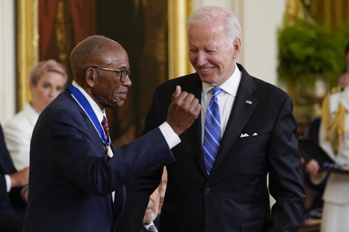 Fred Gray Recieves His Presidential Medal Of Freedom