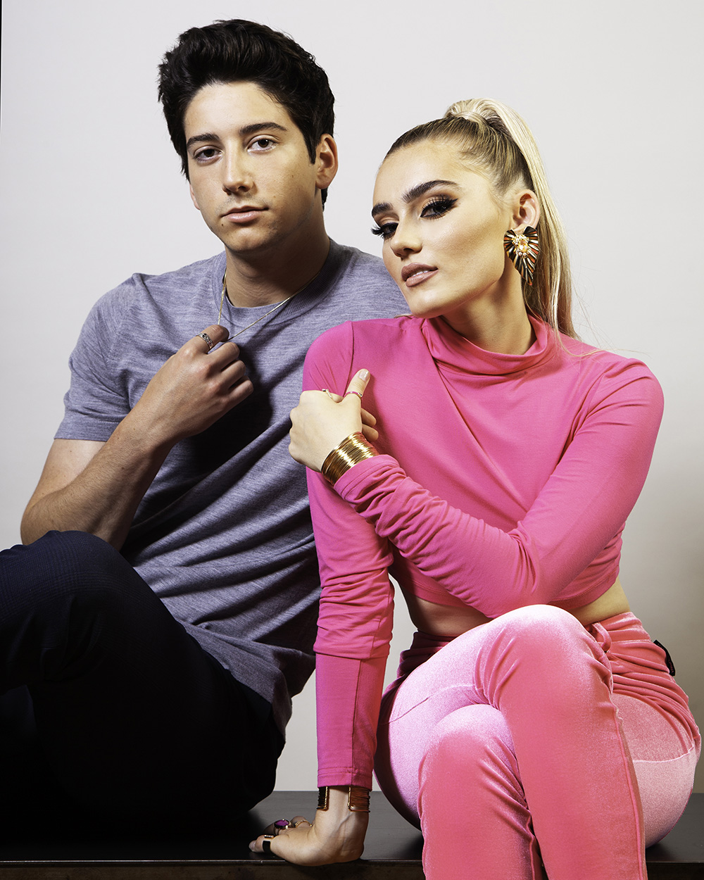 Milo Manheim and Meg Donnelly