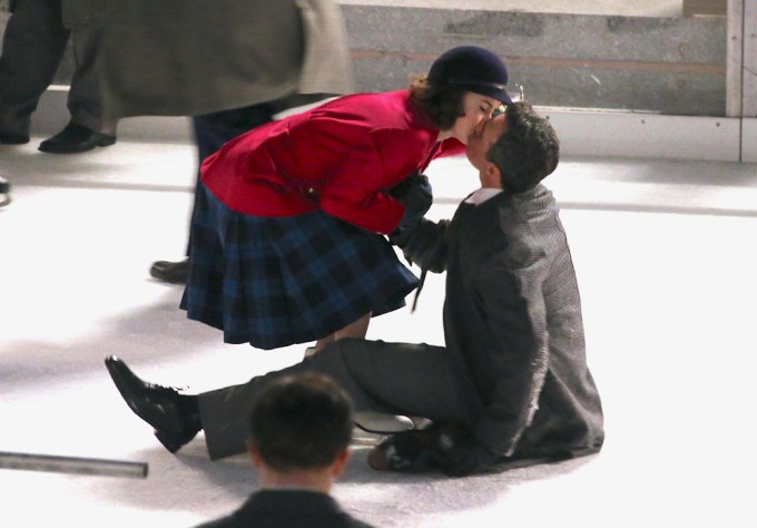 Rachel Brosnahan & Reid Scott Kiss