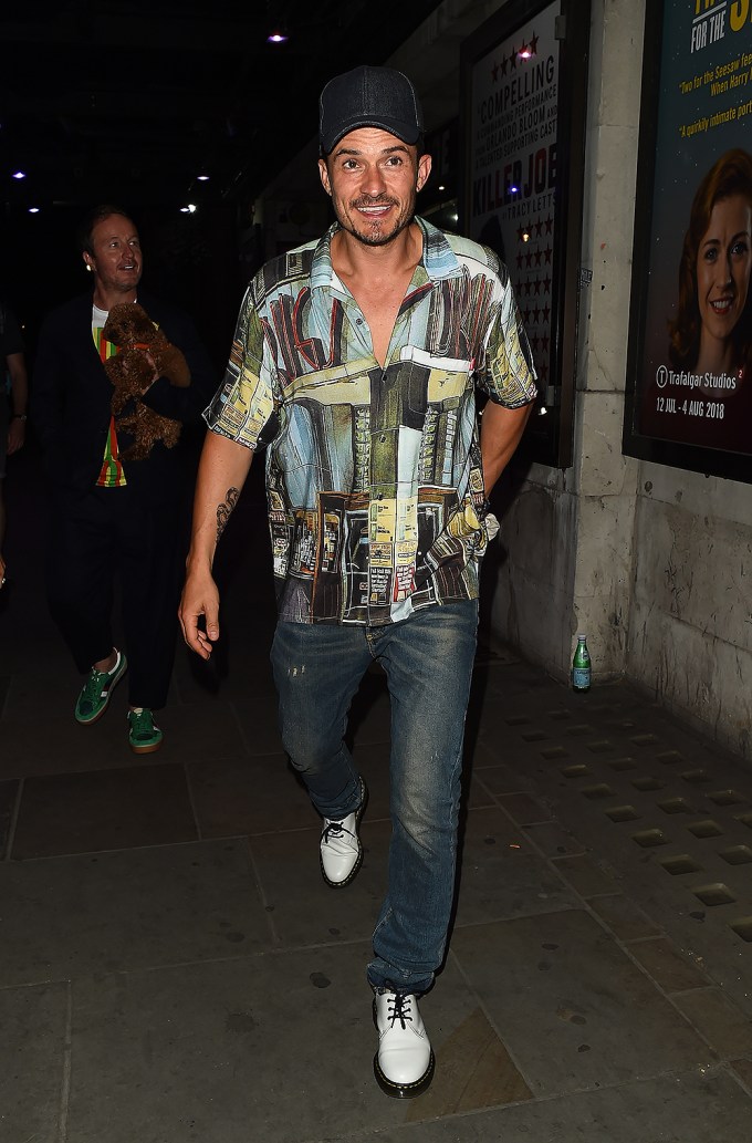 Orlando Bloom Leaves Trafalgar Theatre