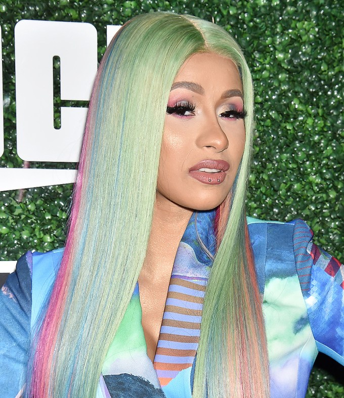 Cardi B’s Lip Piercings