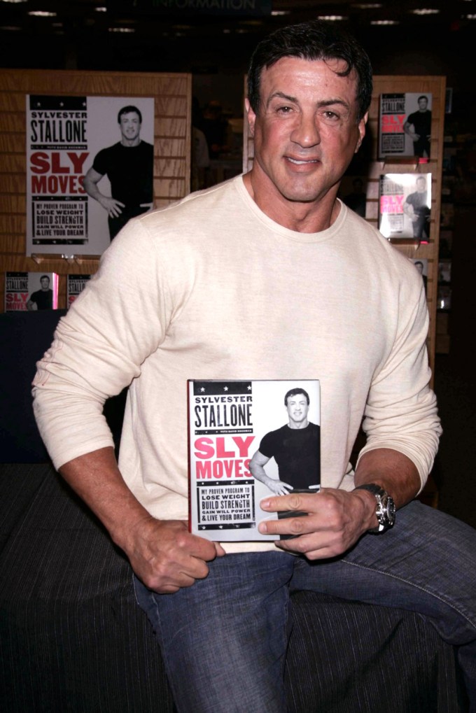 Sylvester Stallone At A 2005 Book Signing