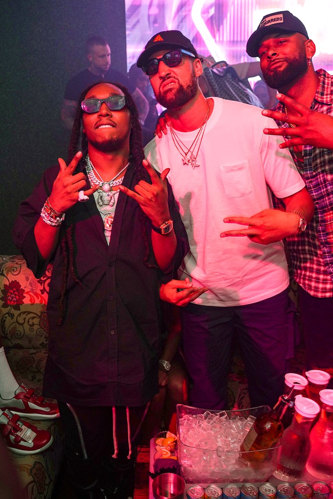 Takeoff and Klay Thompson