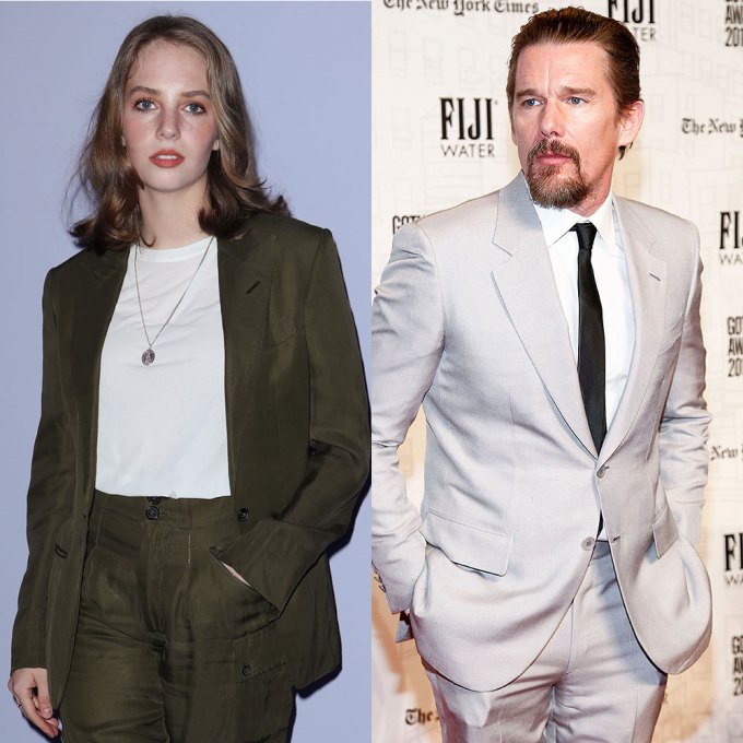 Maye Hawke & Ethan Hawke Suit Up