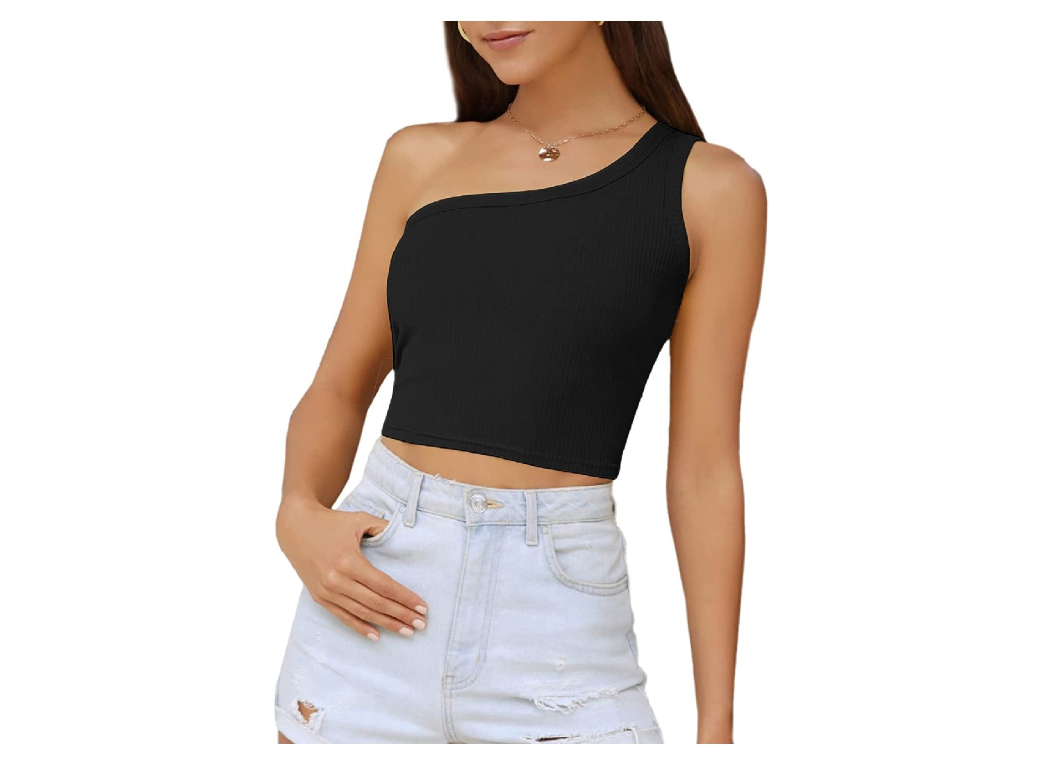 one shoulder crop top reviews