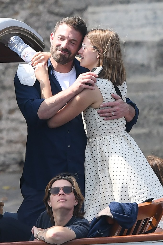 Ben Affleck & Daughter in Paris