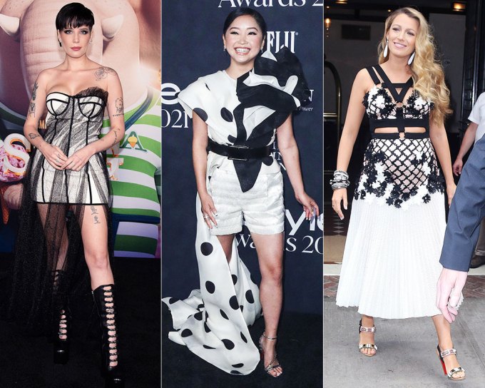 Stars In Black & White Looks: Photos