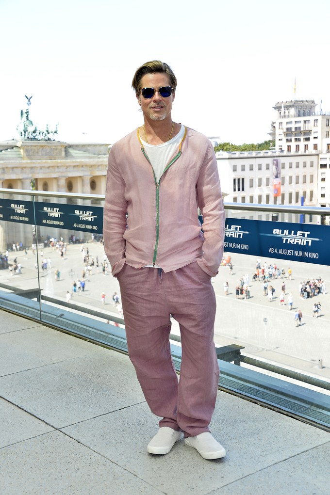 Brad Pitt At A Berlin Photocall